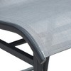 Resenkos 3 Piece Bar Height Outdoor Bistro Set for 2, Charcoal Gray - 3 of 4