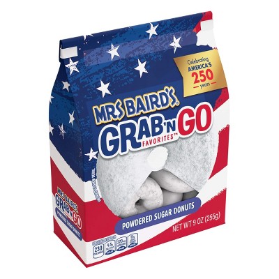 Mrs Baird's Mini Powdered Donuts Bag - 9oz