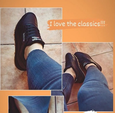 Reebok Footwear Men Classic Leather Shoes FTWWHT/CBLACK/VECTRED