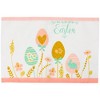 Northlight Set of 4 Pastel Eggs "Happy Easter" Floral Placemats 18" - image 3 of 4