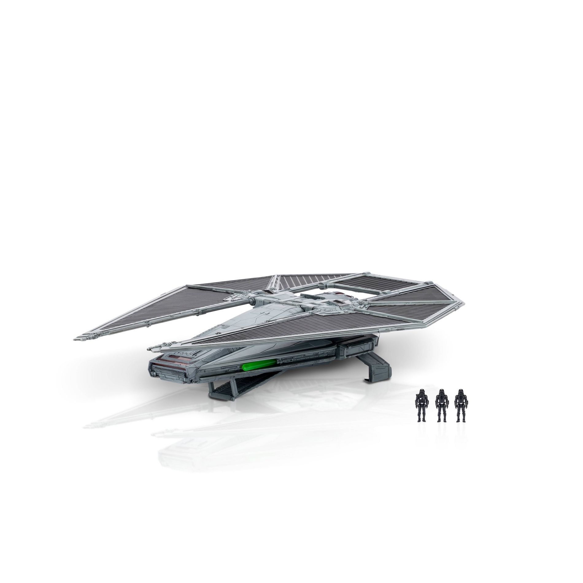 Star Wars TIE Reaper Attack Lander 9" Vehicle and Figure: Toy Spaceship Model, Non-Powered Plastic Set