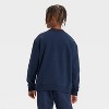 Boys' Active Comfort Fleece Crewneck Sweatshirt - All In Motion™ - 2 of 3