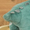 SEVOBAL Toy Vehicles Plush Triceratops Ride On Rocking Horse with Realistic Sounds for Kids Fun and Development, Green, 25.25"*11.75"*21.25" - 2 of 4