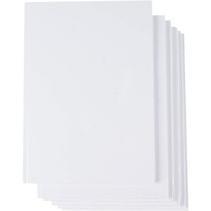 Paper Junkie Hardcover Blank Book - 6-Pack Unlined Sketchbooks, Unruled Plain Travel Journals Students, Writing Books, White, 7x10" - 1 of 4