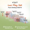 KIDKII Lux Play Set 9-Piece Foam Climbing and Ball Pit for Toddlers, Pastel Mix - 3 of 4
