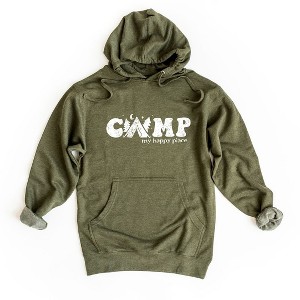 Simply Sage Market Women's Graphic Hoodie Camp My Happy Place - 1 of 2