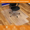Heavy Duty Hard Material Chair Mat for Carpeted Floor Slip Resistant Carpet Protector for Home Easy Glide Desk Floor Mat for Office Chair on Carpets - 4 of 4
