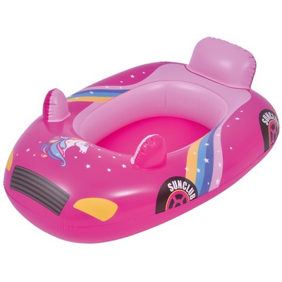 Pool Central 34" Pink Children's Race Car Swimming Pool Float