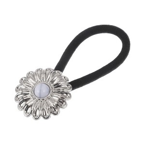 Unique Bargains Cute Button Hair Elatic Bands for Women 1 Pc - 1 of 4