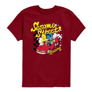 Boys' - Sesame Street - SS Racing Short Sleeve Graphic T-Shirt - 1 of 3