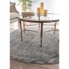 Nuloom Cloud Shag Area Rug Gray 5' Round - 2 of 4