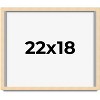 PosterPalooza | Classic Modern Yellow Picture Frame - UV Acrylic, Backing Board, Hanging Hardware Included - 2 of 4