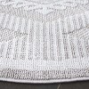 Global GLB600 Power Loomed Indoor Area Rug - Grey/Ivory - 6'7" Round - Safavieh - 3 of 3
