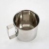 Sturdy Stainless Steel Lightweight Drinking Cup Mug with Handle 12 Fl Oz - 2 of 3