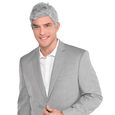 Adult Halloween Costume Wig Gray