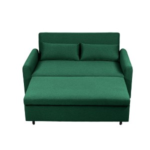 NicBex Convertible Sofa Bed Couch with Adjustable Back & Pillows,Oversized Upholstered Sleeper Sofa for Living Room,Bedroom - 1 of 4