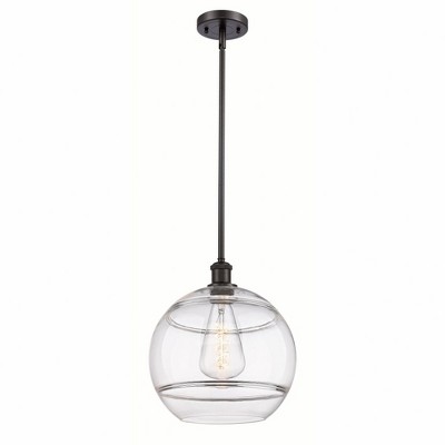 Rochester - 1 Light Stem Hung Mini Pendant In Industrial Style-13.38 Inches Tall and 12 Inches Wide