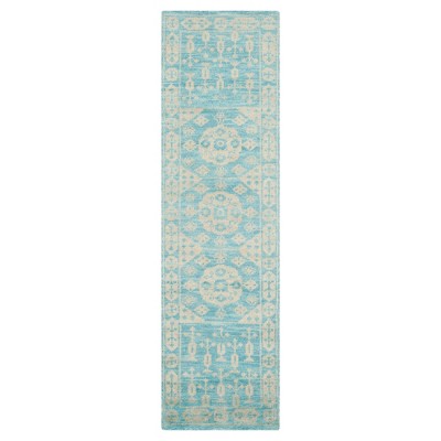 Blue Botanical Knotted Runner - (2'3"X8' Runner) - Safavieh