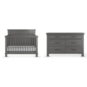 Child Craft Denman Crib and Dresser Nursery Set, 2-Piece, Includes 4-in-1 Convertible Crib and Dresser - 1 of 4