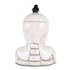 100 North Dolomite Ceramic 12 inch Halloween Cookie Jar with Airtight Lid: Kitchen Canisters, Pet Treat Containers & Fall Candy Dish, Skeleton & Crow - 4 of 4