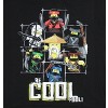 Seven Times Six Lego Ninjago Movie Boys' Martial Arts Be Cool Fool Graphic Print T-Shirt Kids Black - 4 of 4