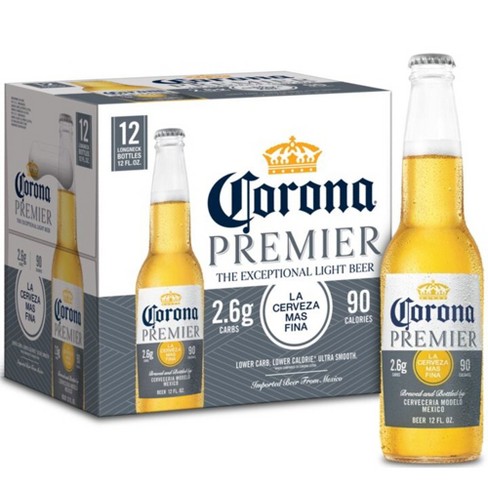 Corona Premier Lager Beer - 12pk/12 fl oz Bottles - image 1 of 4