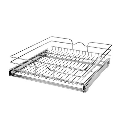 Rev A Shelf 21 Inch Wide 22 Inch Deep Base Kitchen Cabinet Pull Out Wire Basket Target