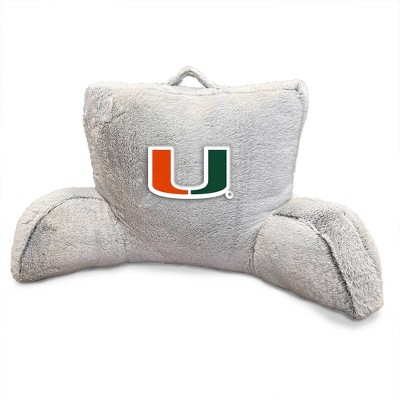 NCAA Miami Hurricanes Faux Fur Backrest