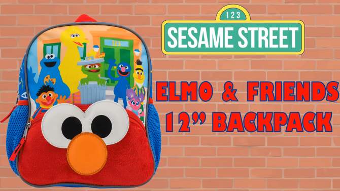 Elmo Kids&#39; 12&#34; Backpack, 2 of 7, play video