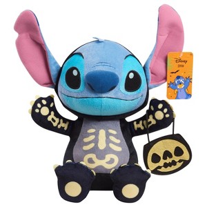 Disney Stitch Halloween Skeleton Large Plush - 1 of 4