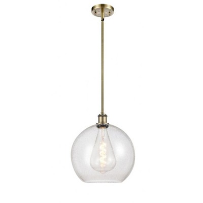 Athens - 1 Light Mini Pendant In Industrial Style-14.38 Inches Tall and 11.75 Inches Wide