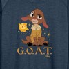 Women's - Disney - Valentino The GOAT Lightweight French Terry Wide Neck Long Sleeve Shirt - 2 of 4
