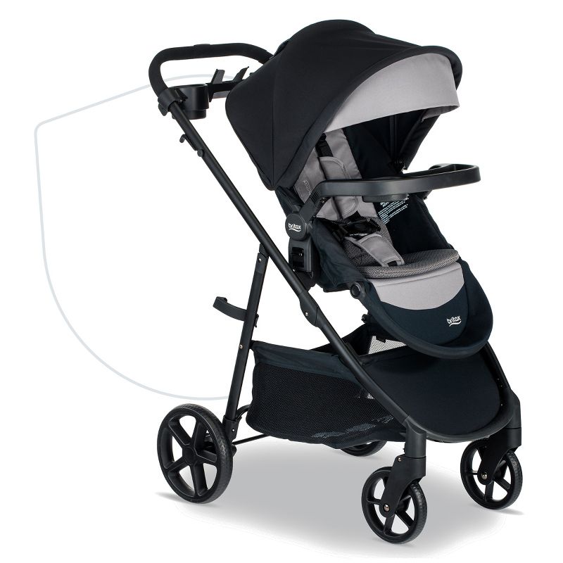 Britax Brook+ Modular Baby Stroller - Graphite Onyx, 1 of 6