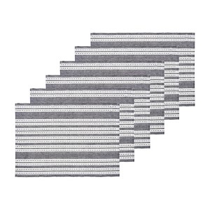 C&F Home Warner Black Placemat S/6 - 1 of 4