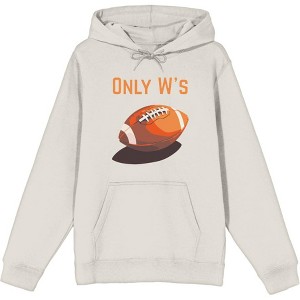 Only W's American Football Adult Long Sleeve Hoodie - 1 of 2