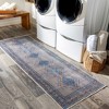 Mark & Day Limmen Washable Woven Indoor Area Rugs Navy - image 2 of 4