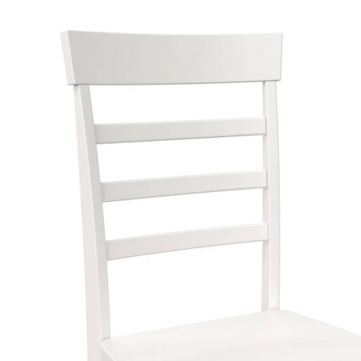 White 3-Piece Drop Leaf Dining Set with Chairs