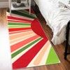 Area Rug, Machine Washable Colorful Area, Non Slip Rug for Living Room, Indoor Non-Slip Carpet, Modern Minimalist Front Door Mat, Sun Accent Rug - 2 of 4
