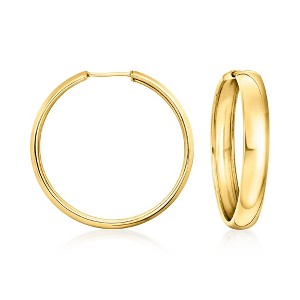 Ross-Simons 18kt Gold Over Sterling Endless Hoop Earrings - 1 of 3