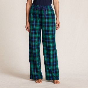 Lands' End Women's Print Flannel Pajama Pants - 1 of 4