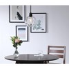 Elegant Lighting Emett 1 light Black and Clear glass pendant - 2 of 4