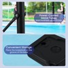 Costway 3.3-10 FT Portable Basketball Hoop Outdoor with Shatterproof Backboard & Wheels - 4 of 4