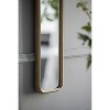 VYNXARIA Full Length Mirrors 47" x 8" Antique Gold Frame Slim Profile for Hallway Living Room Bedroom - 4 of 4
