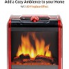 EZ Heat Portable Fireplace Fan Heater, 1200W Compact Design with Realistic Flame Effect - 3 of 4
