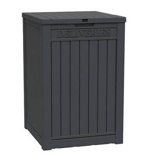Dolonm 48 Gallon Secure Package Drop Box - Locking Lid, Anti-Theft Weatherproof Parcel Safe,for Porch Security - 1 of 4