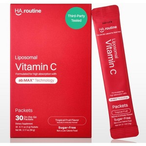 glutathione or vitamin c individual packet target Haroutine Liposomal Powder Packets, 500mg Vitamin C, Tropical Fruit Flavor safeweight