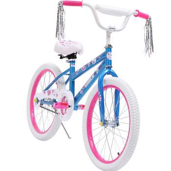 SKONYON Kids Bicycle 20" Bike Ideal for Girls Aged 5-12 Playful Design