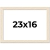 PosterPalooza | 23x16 Wide Barnwood Picture Frame, UV Acrylic, 6 Finishes - Grey, Brown, White, and Black - 2 of 4