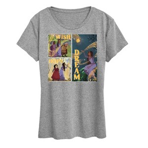 Women's - Disney - Wish Hope Dream Short Sleeve Graphic T-Shirt - 1 of 4