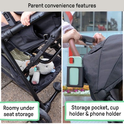 Ingenuity 3Dquickclose CS  Compact Fold Stroller - Black: Metal Frame, 5-Point Harness, EVA Tires, Single Configuration ‼️could be missing or broken parts ‼️